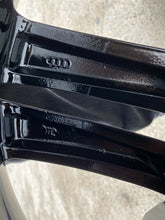 Load image into Gallery viewer, 19" AUDI A5 S5 GLOSS BLACK WHEELS RIMS FACTORY OEM 58828 2008-2018 SET OF 4 RARE