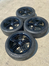 Load image into Gallery viewer, AUDI Q5 SQ5 20" GENUINE FACTORY OEM GLOSS BLACK WHEELS RIMS SET W/ TIRES 2009-19