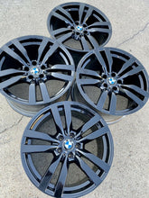 Load image into Gallery viewer, 20” BMW X5 X5m X6 X6m E70 F71 F15 300m Original Factory Black Wheels Rims OEM