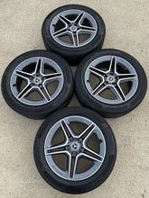 Load image into Gallery viewer, Mercedes Benz 19” Glb 250 Gla AMG Wheels & Tires A2474011500 Rare Style w/ Caps