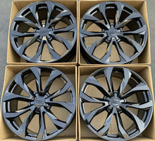 Load image into Gallery viewer, 20" Audi A6 S6 OEM Factory Wheels Rims Gloss Black 58897 2014 2015 4G0601025G