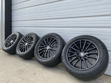 Load image into Gallery viewer, 19" PORSCHE BOXSTER CAYMAN GLOSS BLACK FACTORY OEM WHEELS & TIRES 67332