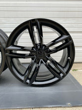 Load image into Gallery viewer, 19" AUDI A5 S5 GLOSS BLACK WHEELS RIMS FACTORY OEM 58828 2008-2018 SET OF 4 RARE
