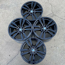 Load image into Gallery viewer, 20” BMW X5 X5m X6 X6m E70 F71 F15 300m Original Factory Black Wheels Rims OEM