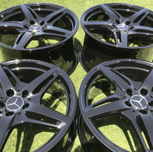 Load image into Gallery viewer, 19" 20" MERCEDES AMG GT GTS SLS WHEELS A190 W190 WHEELS RIMS BLACK GENUINE