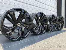 Load image into Gallery viewer, 20" VOLKSWAGEN VW ATLAS PASSAT Factory OEM Wheels Black 20 inch Rims & Caps Rare