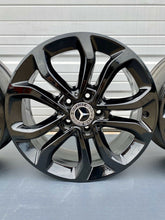 Load image into Gallery viewer, MERCEDES C300 WHEELS GLOSS BLACK 17" RIMS 2015 2016 2017 W205 A2054010200 OEM