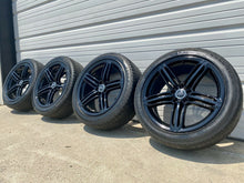Load image into Gallery viewer, AUDI Q5 SQ5 20" GENUINE FACTORY OEM GLOSS BLACK WHEELS RIMS SET W/ TIRES 2009-19