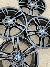 Load image into Gallery viewer, 18" BMW 435i 440i 428i 328i 325i Wheels Rims Factory OEM original 400 M Black 18