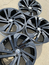 Load image into Gallery viewer, 20" VOLKSWAGEN VW ATLAS PASSAT Factory OEM Wheels Black 20 inch Rims & Caps Rare