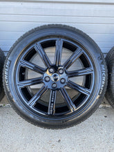 Load image into Gallery viewer, Black 20" Land Rover Range Rover OEM Factory Wheel & Tire Set Of 4 HSE LR3 72218