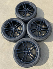 Load image into Gallery viewer, 19” Tesla Model S Gloss Black Factory Rims Wheels & Tires OEM Split 2017 98910