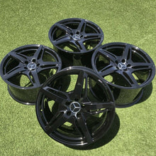 Load image into Gallery viewer, 19" 20" MERCEDES AMG GT GTS SLS WHEELS A190 W190 WHEELS RIMS BLACK GENUINE