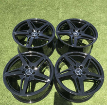 Load image into Gallery viewer, 19" 20" MERCEDES AMG GT GTS SLS WHEELS A190 W190 WHEELS RIMS BLACK GENUINE