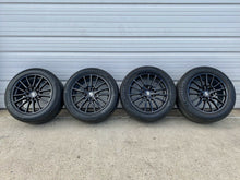 Load image into Gallery viewer, 19" PORSCHE BOXSTER CAYMAN GLOSS BLACK FACTORY OEM WHEELS & TIRES 67332
