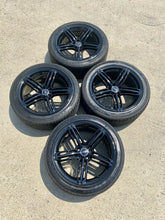 Load image into Gallery viewer, AUDI Q5 SQ5 20" GENUINE FACTORY OEM GLOSS BLACK WHEELS RIMS SET W/ TIRES 2009-19