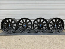Load image into Gallery viewer, 4 - BLACK 19" BMW 745i 750i 750Li 760i STYLE 95 OEM WHEELS RIMS 59396 59399