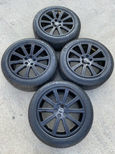 Load image into Gallery viewer, Black 20" Land Rover Range Rover OEM Factory Wheel & Tire Set Of 4 HSE LR3 72218