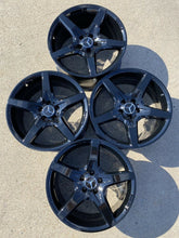 Load image into Gallery viewer, Factory Mercedes Benz SL550 Wheels Genuine OEM AMG Black SL400 19” Set 4 SL