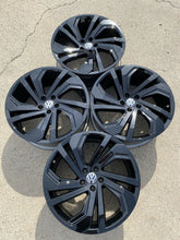 Load image into Gallery viewer, 20" VOLKSWAGEN VW ATLAS PASSAT Factory OEM Wheels Black 20 inch Rims & Caps Rare