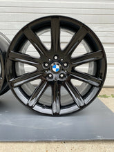 Load image into Gallery viewer, 4 - BLACK 19" BMW 745i 750i 750Li 760i STYLE 95 OEM WHEELS RIMS 59396 59399