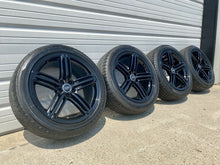 Load image into Gallery viewer, AUDI Q5 SQ5 20" GENUINE FACTORY OEM GLOSS BLACK WHEELS RIMS SET W/ TIRES 2009-19