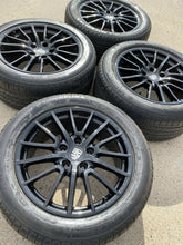 Load image into Gallery viewer, 19" PORSCHE BOXSTER CAYMAN GLOSS BLACK FACTORY OEM WHEELS & TIRES 67332