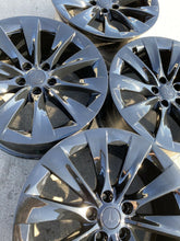 Load image into Gallery viewer, 19” Tesla Model S Wheels Rims Oem Set 4 Gloss Black Slipstream Factory W/ Caps