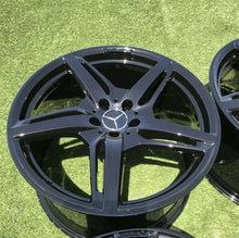 Load image into Gallery viewer, 19" 20" MERCEDES AMG GT GTS SLS WHEELS A190 W190 WHEELS RIMS BLACK GENUINE