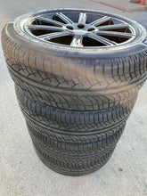 Load image into Gallery viewer, Black 20" Land Rover Range Rover OEM Factory Wheel & Tire Set Of 4 HSE LR3 72218