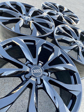 Load image into Gallery viewer, 20" Audi A6 S6 OEM Factory Wheels Rims Gloss Black 58897 2014 2015 4G0601025G