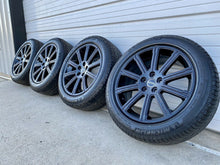 Load image into Gallery viewer, Black 20" Land Rover Range Rover OEM Factory Wheel & Tire Set Of 4 HSE LR3 72218