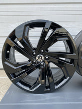 Load image into Gallery viewer, 20" VOLKSWAGEN VW ATLAS PASSAT Factory OEM Wheels Black 20 inch Rims & Caps Rare