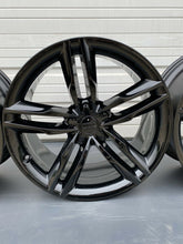 Load image into Gallery viewer, 19" AUDI A5 S5 GLOSS BLACK WHEELS RIMS FACTORY OEM 58828 2008-2018 SET OF 4 RARE