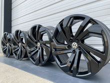 Load image into Gallery viewer, 20" VOLKSWAGEN VW ATLAS PASSAT Factory OEM Wheels Black 20 inch Rims & Caps Rare