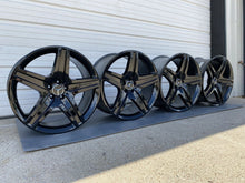 Load image into Gallery viewer, Set Of (4) FACTORY AMG MERCEDES G CLASS BLACK WHEELS 21"X10 P/N A1644017002 OEM