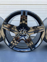 Load image into Gallery viewer, Set Of (4) FACTORY AMG MERCEDES G CLASS BLACK WHEELS 21"X10 P/N A1644017002 OEM