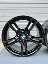 Load image into Gallery viewer, 18" BMW 435i 440i 428i 328i 325i Wheels Rims Factory OEM original 400 M Black 18