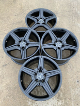 Load image into Gallery viewer, MERCEDES CLS550 AMG OEM Factory 18" Wheels Gloss Black 2008-2011 85004 NEW RARE