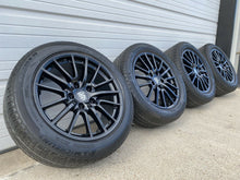 Load image into Gallery viewer, 19" PORSCHE BOXSTER CAYMAN GLOSS BLACK FACTORY OEM WHEELS & TIRES 67332