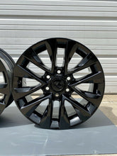 Load image into Gallery viewer, 18&quot; LEXUS GX460 GLOSS BLACK WHEELS RIMS FACTORY OEM GX470 GX 460 470 SET 4 74297
