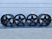 Load image into Gallery viewer, Factory Mercedes Benz SL550 Wheels Genuine OEM AMG Black SL400 19” Set 4 SL
