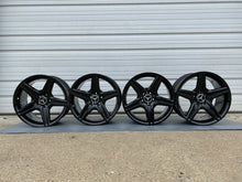 Load image into Gallery viewer, MERCEDES CLS550 AMG OEM Factory 18&quot; Wheels Gloss Black 2008-2011 85004 NEW RARE
