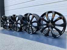 Load image into Gallery viewer, 20&quot; Audi A6 S6 OEM Factory Wheels Rims Gloss Black 58897 2014 2015 4G0601025G
