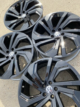 Load image into Gallery viewer, 20&quot; VOLKSWAGEN VW ATLAS PASSAT Factory OEM Wheels Black 20 inch Rims &amp; Caps Rare
