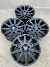 Load image into Gallery viewer, 4 - BLACK 19&quot; BMW 745i 750i 750Li 760i STYLE 95 OEM WHEELS RIMS 59396 59399
