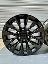 Load image into Gallery viewer, 18&quot; LEXUS GX460 GLOSS BLACK WHEELS RIMS FACTORY OEM GX470 GX 460 470 SET 4 74297
