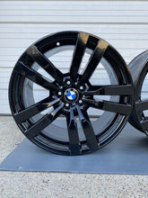 Load image into Gallery viewer, 20” BMW X5 X5m X6 X6m E70 F71 F15 300m Original Factory Black Wheels Rims OEM
