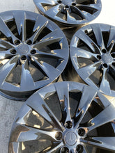 Load image into Gallery viewer, 19” Tesla Model S Wheels Rims Oem Set 4 Gloss Black Slipstream Factory W/ Caps
