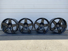 Load image into Gallery viewer, Set Of (4) FACTORY AMG MERCEDES G CLASS BLACK WHEELS  21&quot;X10 P/N A1644017002 OEM
